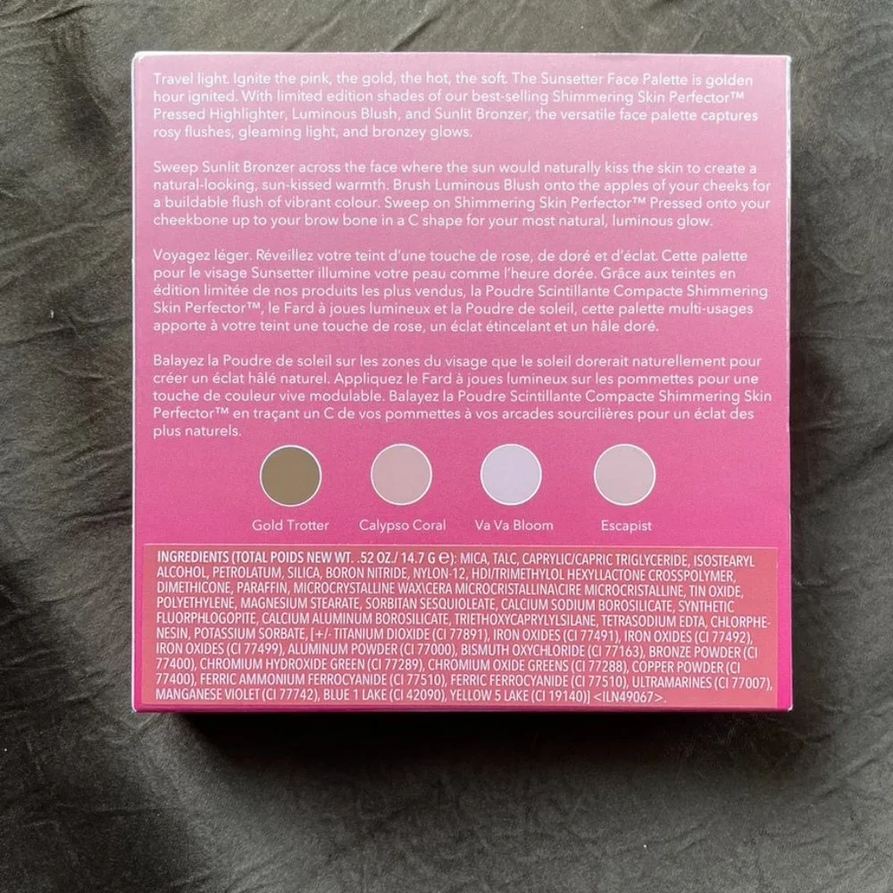 BECCA Cosmetics Sunsetter Face Palette